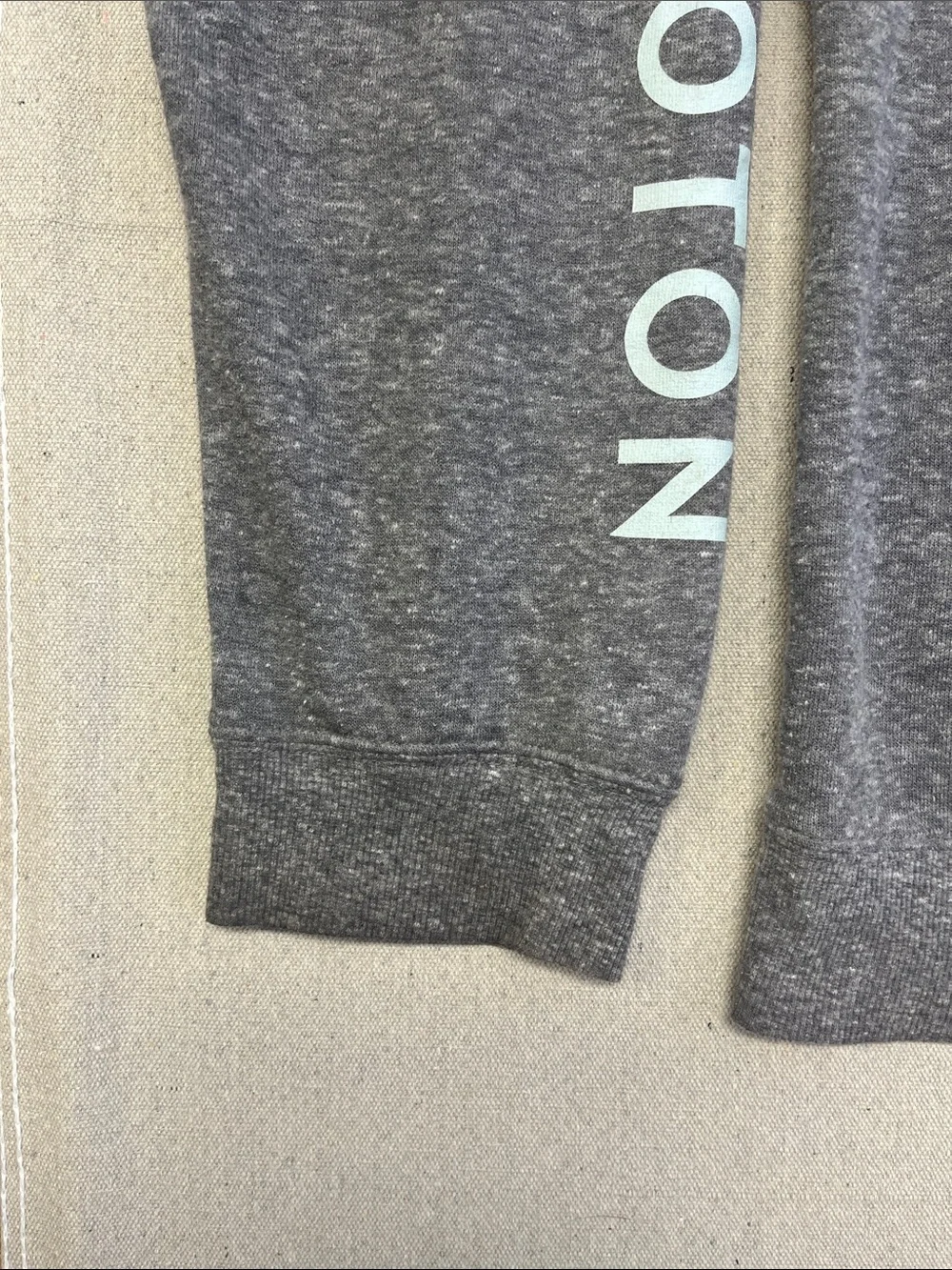 Peloton Gray Full Zip Hoodie XL Athletic Workout Athleisure Sweatshirt